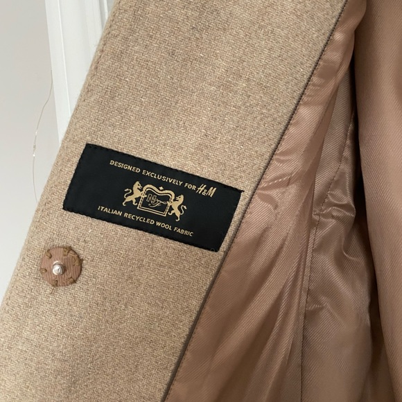 Beige Wool Coat - Picture 5 of 6